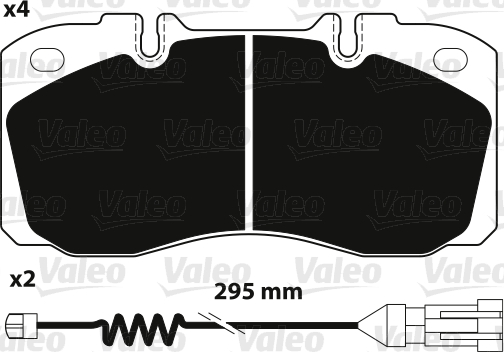 Remblokset Valeo 882234