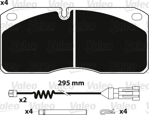 Remblokset Valeo 882236