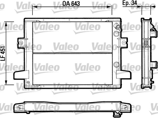 Radiateur Valeo 883787