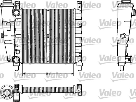 Radiateur Valeo 883811