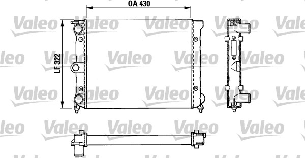 Radiateur Valeo 883819