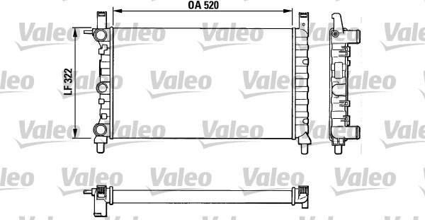 Radiateur Valeo 883825