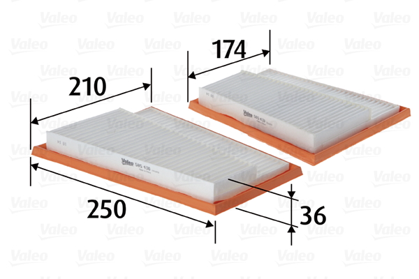 Luchtfilter Valeo 585430