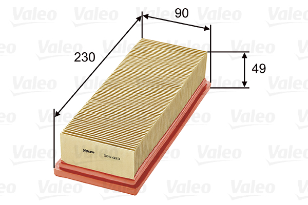 Luchtfilter Valeo 585023