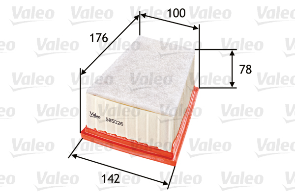 Luchtfilter Valeo 585026