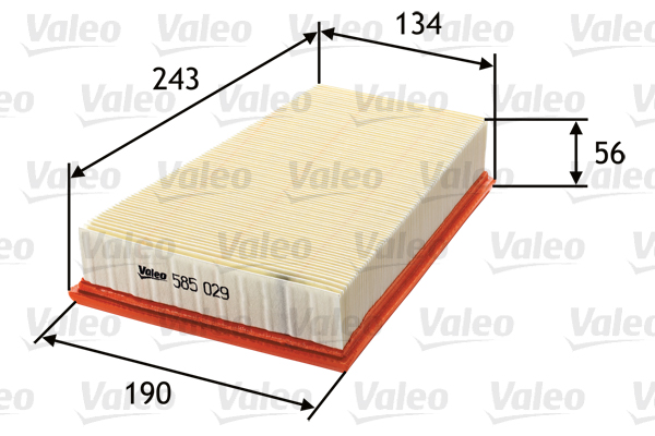 Luchtfilter Valeo 585029