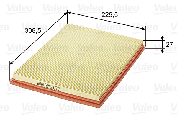 Luchtfilter Valeo 585070