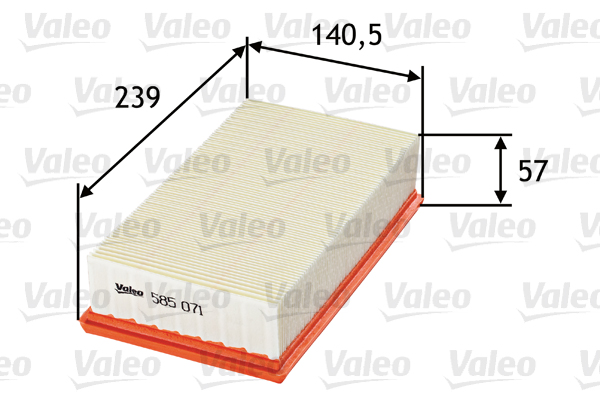 Luchtfilter Valeo 585071