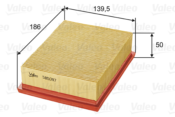 Luchtfilter Valeo 585087