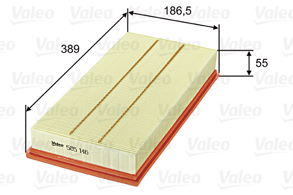 Luchtfilter Valeo 585146