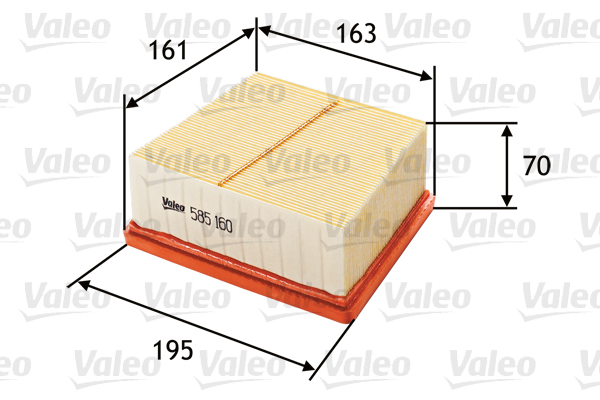 Luchtfilter Valeo 585160