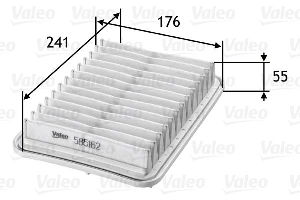 Luchtfilter Valeo 585162