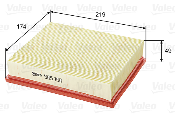 Luchtfilter Valeo 585188