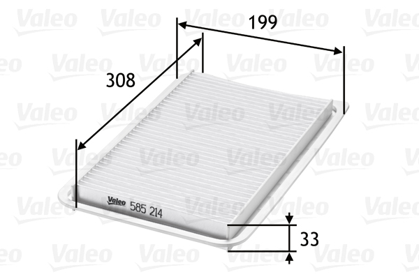 Luchtfilter Valeo 585214