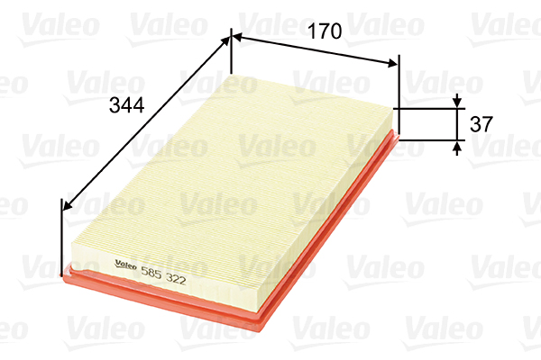 Luchtfilter Valeo 585322