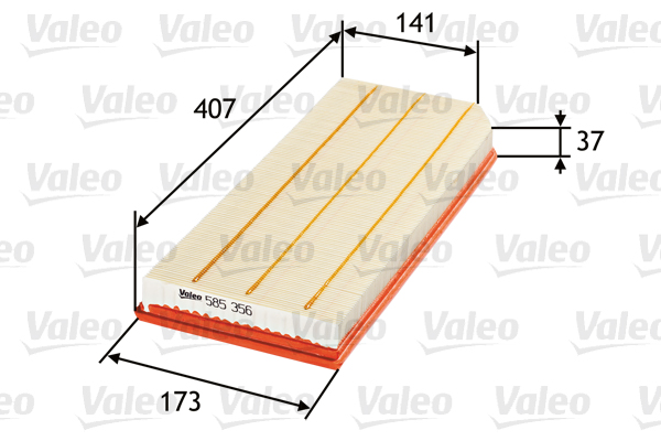 Luchtfilter Valeo 585356