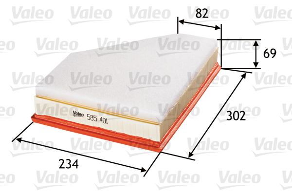 Luchtfilter Valeo 585401