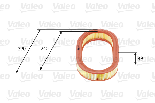 Luchtfilter Valeo 585640