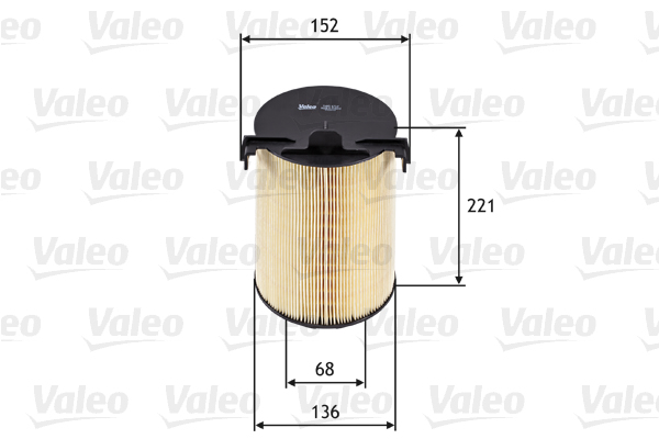 Luchtfilter Valeo 585652