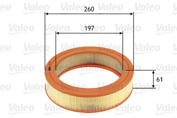 Luchtfilter Valeo 585698