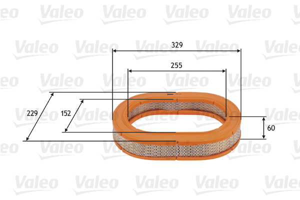 Luchtfilter Valeo 585723