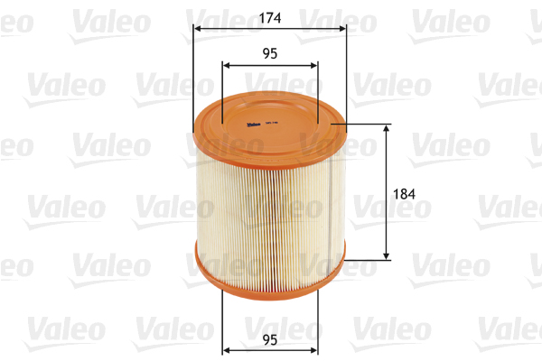 Luchtfilter Valeo 585740