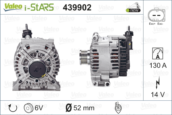 Starter - Dynamo Valeo 439902