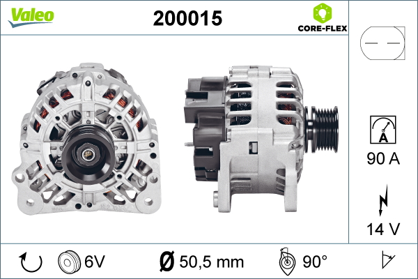 Alternator/Dynamo Valeo 200015