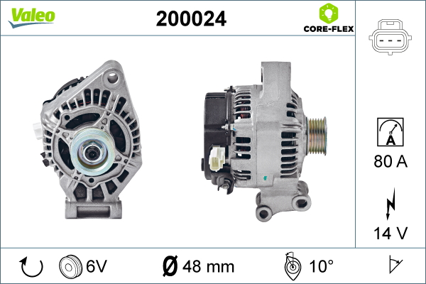 Alternator/Dynamo Valeo 200024