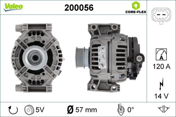 Alternator/Dynamo Valeo 200056