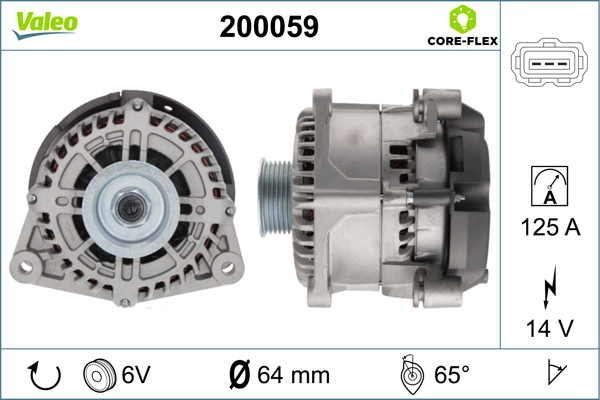 Alternator/Dynamo Valeo 200059