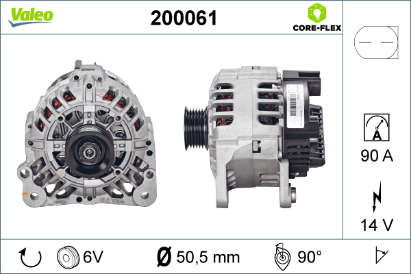 Alternator/Dynamo Valeo 200061