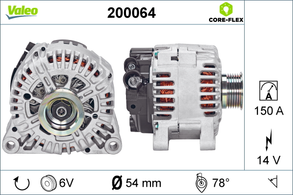 Alternator/Dynamo Valeo 200064