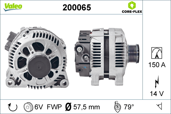 Alternator/Dynamo Valeo 200065