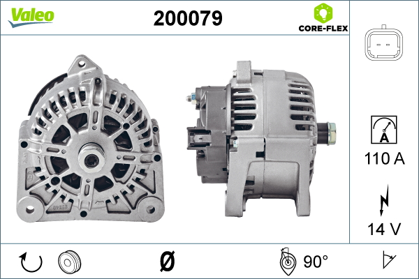 Alternator/Dynamo Valeo 200079