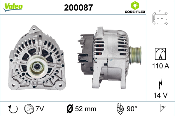 Alternator/Dynamo Valeo 200087