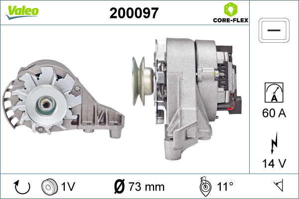 Alternator/Dynamo Valeo 200097