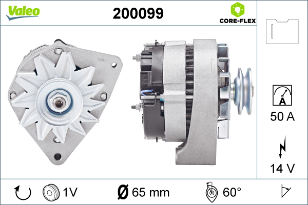 Alternator/Dynamo Valeo 200099