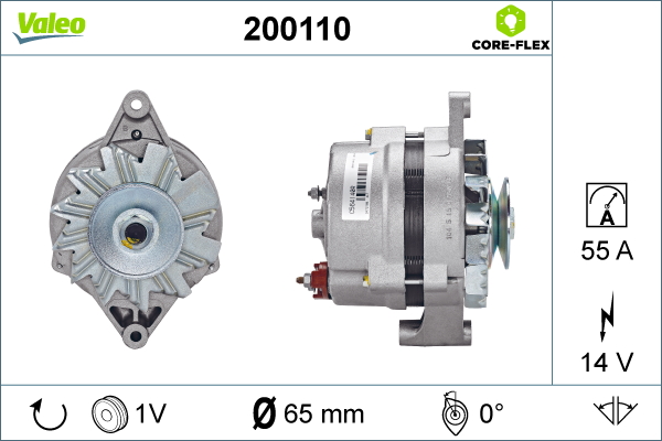 Alternator/Dynamo Valeo 200110