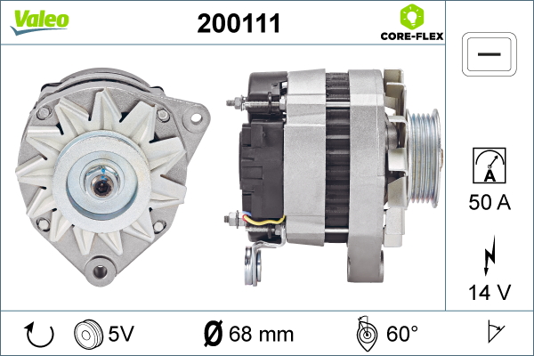 Alternator/Dynamo Valeo 200111