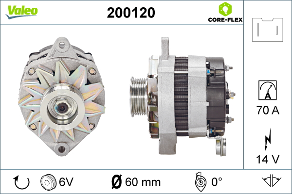 Alternator/Dynamo Valeo 200120