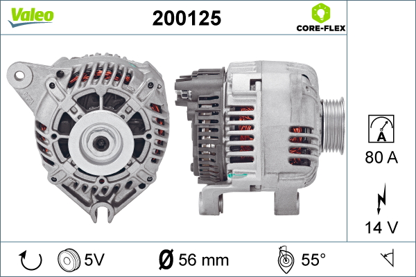 Alternator/Dynamo Valeo 200125