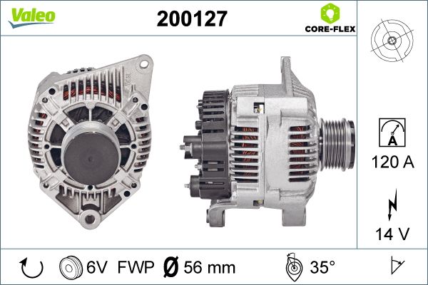 Alternator/Dynamo Valeo 200127