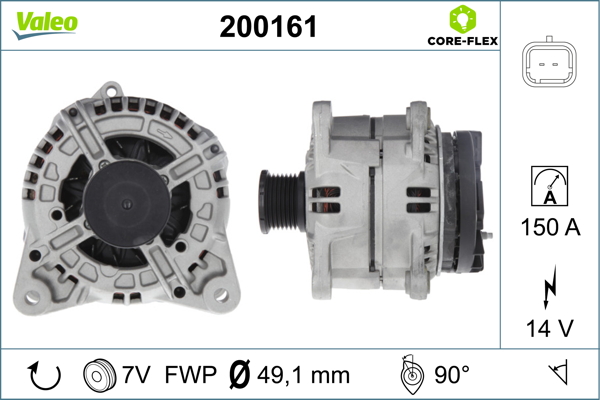 Alternator/Dynamo Valeo 200161