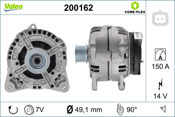 Alternator/Dynamo Valeo 200162