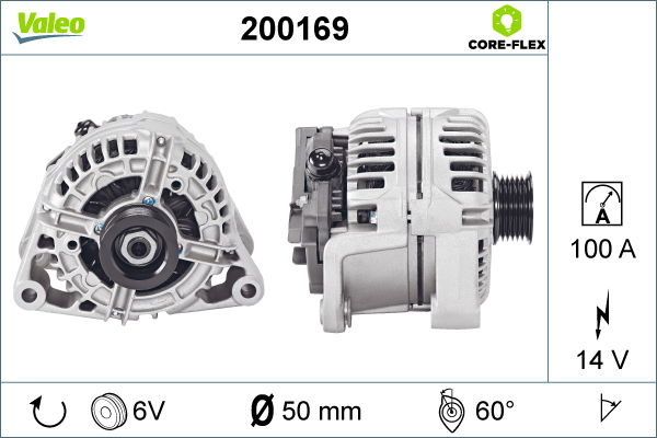 Alternator/Dynamo Valeo 200169