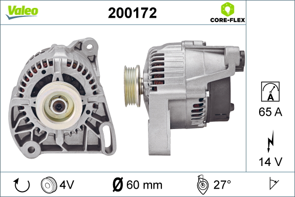 Alternator/Dynamo Valeo 200172