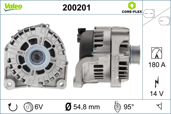 Alternator/Dynamo Valeo 200201