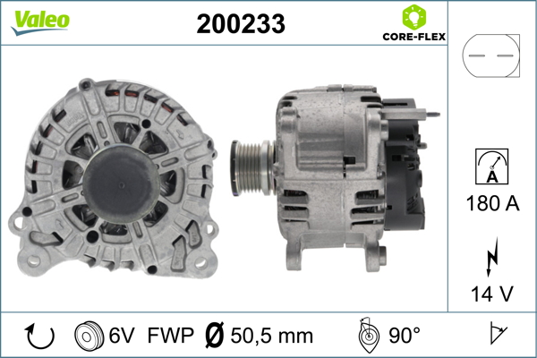 Alternator/Dynamo Valeo 200233