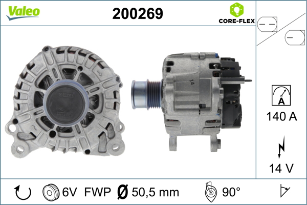 Alternator/Dynamo Valeo 200269